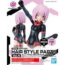 30 Minute Sisters: Option Hair Style Parts Vol. 4 Medium Hair 3 [Pink 2]   