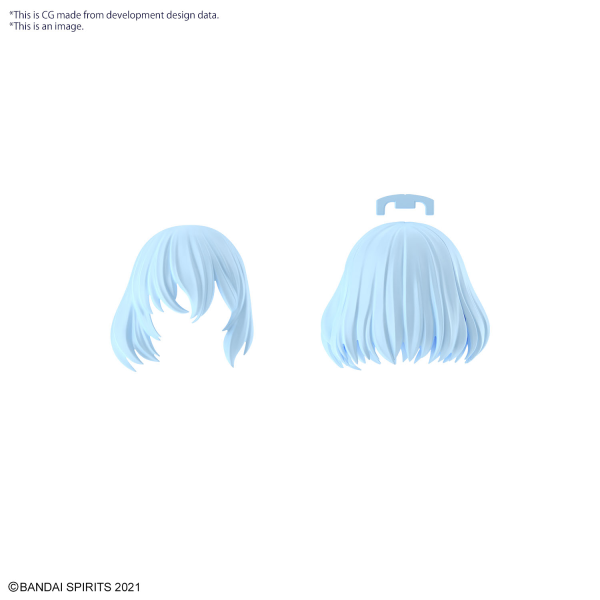 30 Minute Sisters: Option Hair Style Parts Vol. 9: Medium Hair 4 (Colour Blue 1) 