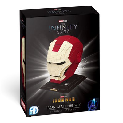 3D Puzzle:Marvel Iron Man Helmet Style #1 Gold and Red (DAMAGED) 