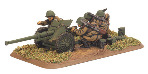 Flames of War: Soviet: 45mm obr 1942 gun (x2) 