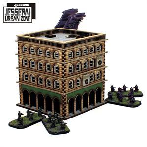4Ground Miniatures: 10mm: Jesserai Urban Zone: District XXII Hab-Block 1 