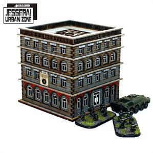 4Ground Miniatures: 10mm: Jesserai Urban Zone: District XXII Hab-Block 5 