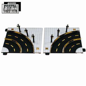 4Ground Miniatures: 10mm: Jesserai Transport Systems: 2x Corners 