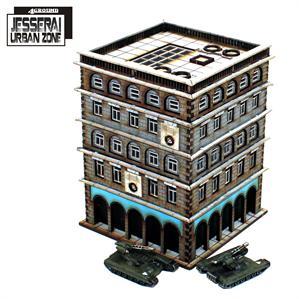4Ground Miniatures: 10mm: Jesserai Urban Zone: District XXII Hab-Block 6 