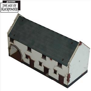 4Ground Miniatures: 28mm Age of Black Powder: Cow Shed with Archway 