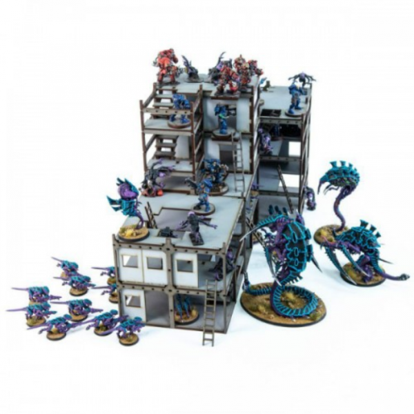 4Ground Miniatures: 28mm: Construction Site: Tower Block Bundle 
