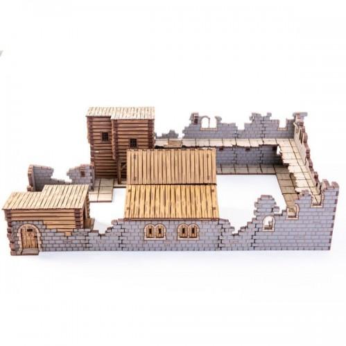 4Ground Miniatures: 28mm: Fabled Realms: Broggenbridge Town 