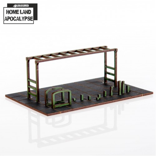 4Ground Miniatures: 28mm Home Land Apocalypse: Climbing Frame 
