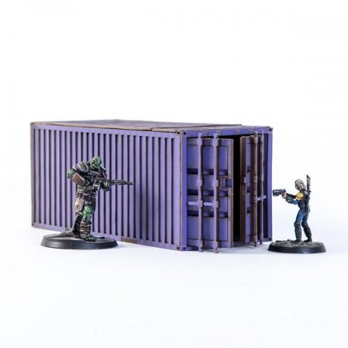 4Ground Miniatures: 28mm Jesserai: Industrial Container (Purple) 