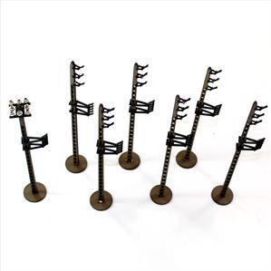 4Ground Miniatures: 20mm Pre-Painted: Telegraph Poles 