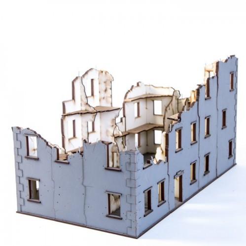 4Ground Miniatures: 28mm World At War: Urban Ruins - Stalingrad Apartment 01 