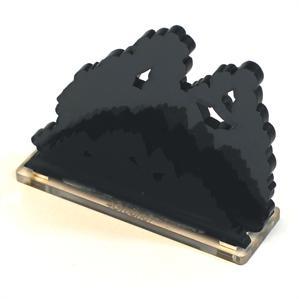 4Ground Miniatures: Tokens & Templates: 3 Linear Smoke Markers (Dark Grey) 