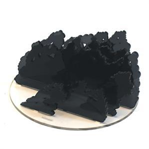 4Ground Miniatures: Tokens & Templates: 6 Diameter Smoke Markers (Dark Grey) 