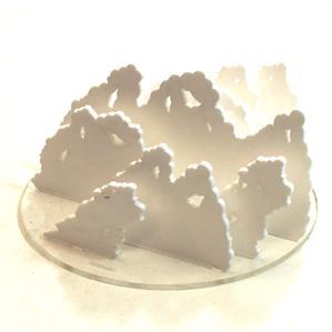 4Ground Miniatures: Tokens & Templates: 6 Diameter Smoke Markers (White) 