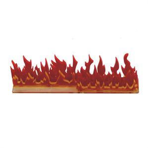 4Ground Miniatures: Tokens & Templates: 6 Linear Fire Wall 