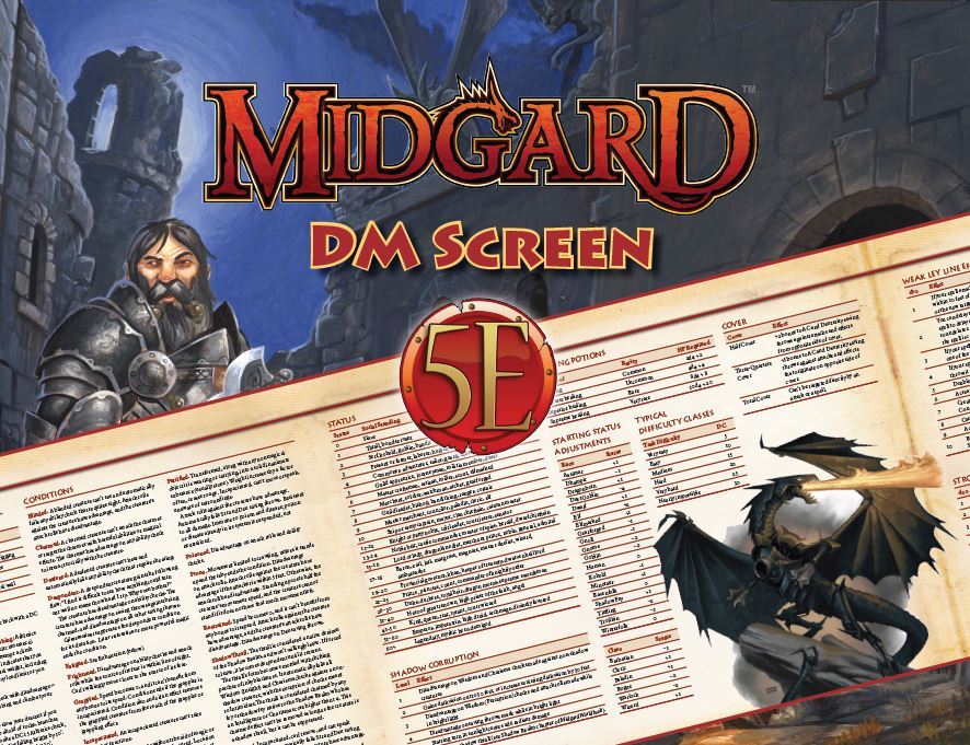 Dungeons & Dragons (5th Ed.): Midgard GM Screen 