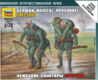 Zvezda Military 1/72 Scale: German Medical Personnel 1941-1943 