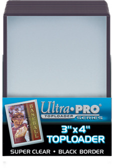 Ultra Pro: Toploader Sleeves (25): Black Border 