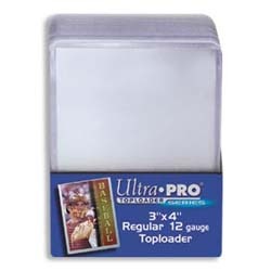Ultra Pro: Toploader Sleeves (25): Clear 3"x4" 