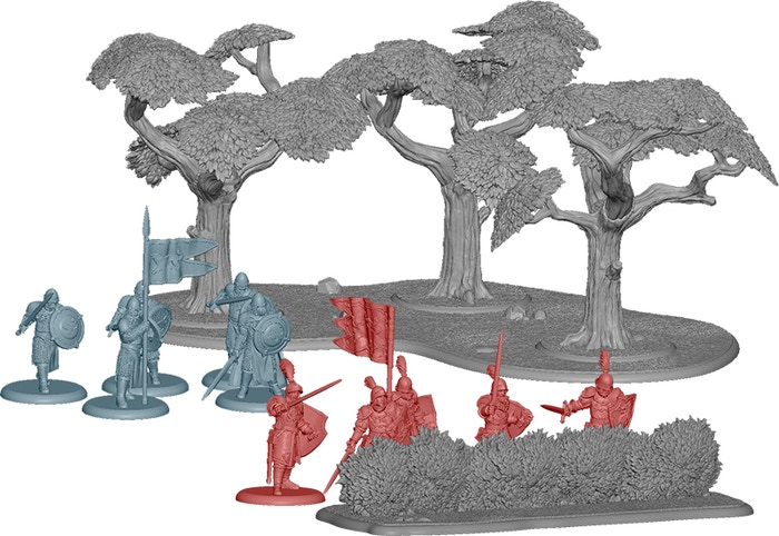 A Song of Ice & Fire: Woodland Terrain Set 