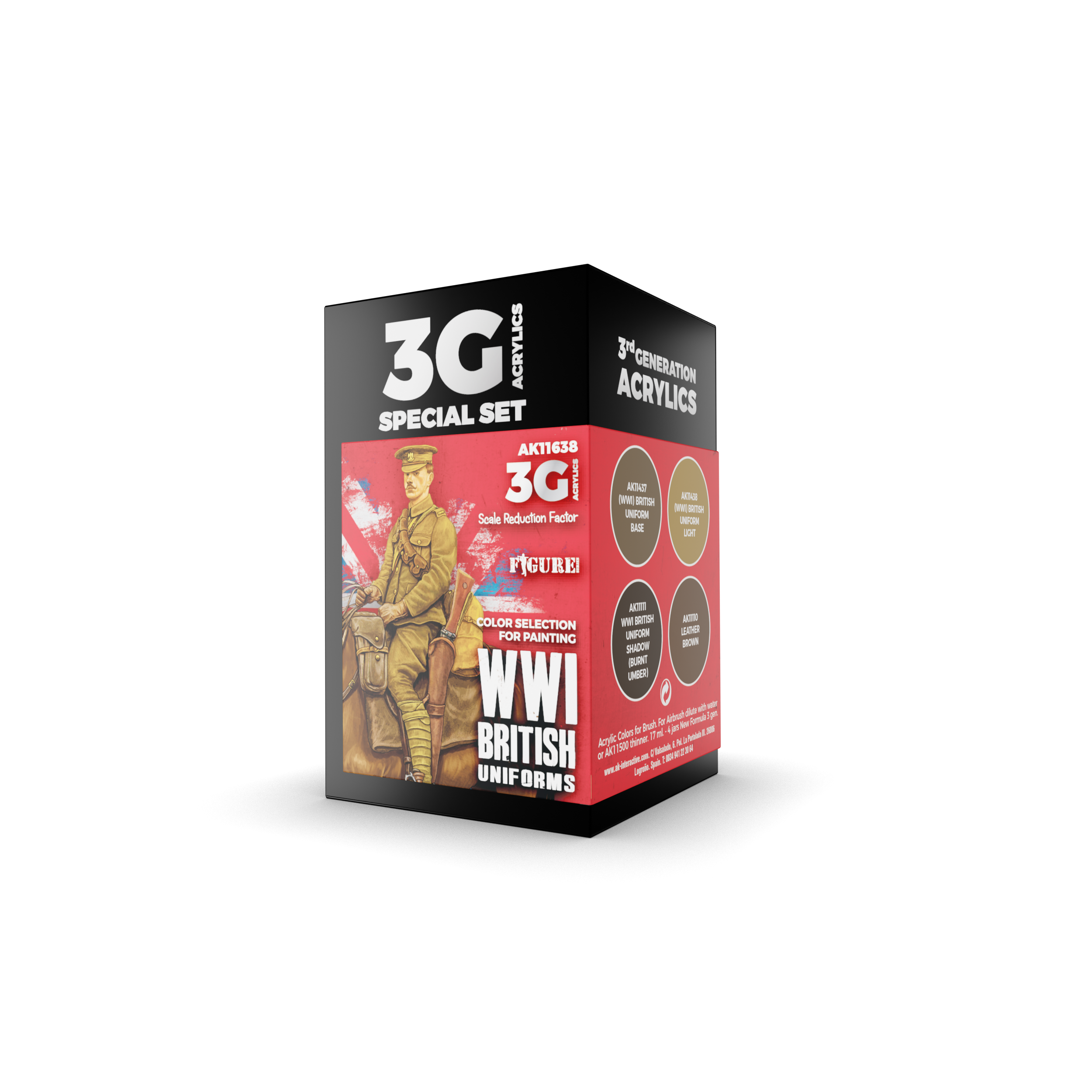 AK-Interactive 3G Figure Series: WWI British Uniforms 