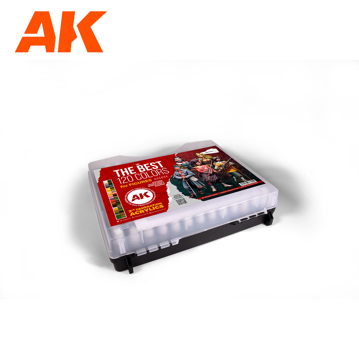 AK 3G Series: The Best 120 Colors for Figures 