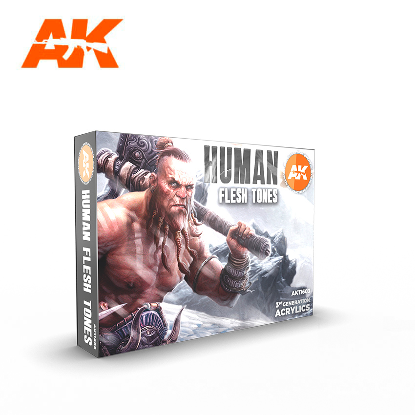 AK-Interactive 3G Series: Human Flesh Tones 