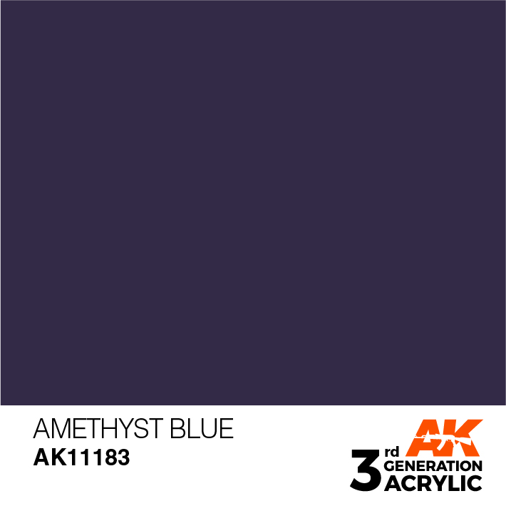 AK-Interactive 3rd Gen Paints: Amethyst Blue 