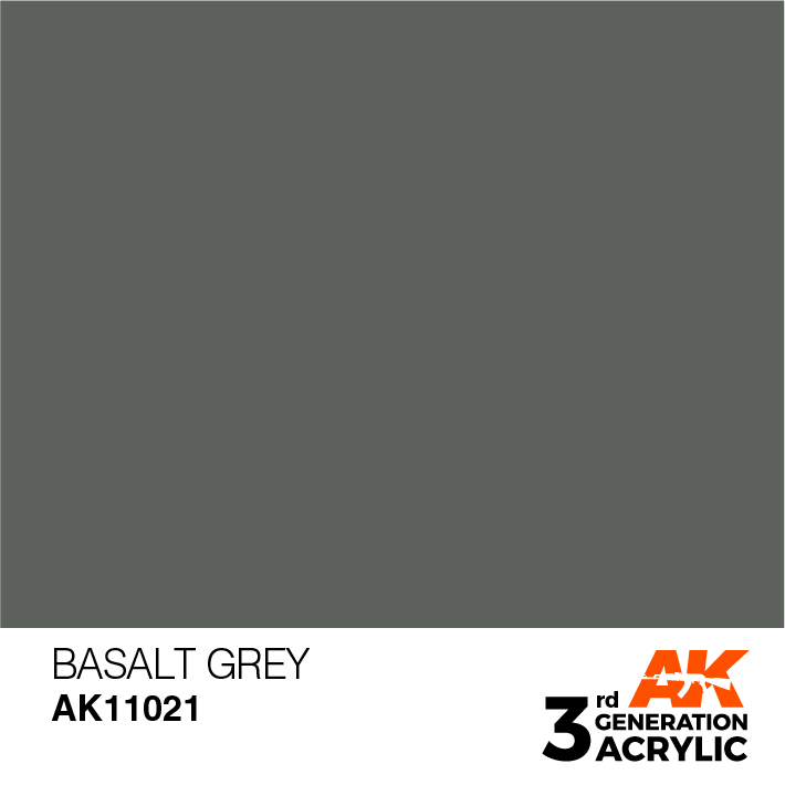 AK-Interactive 3rd Gen Paints: Basalt Grey 