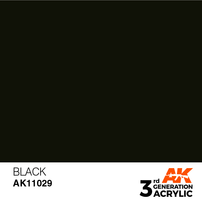 AK-Interactive 3rd Gen Paints: Black 