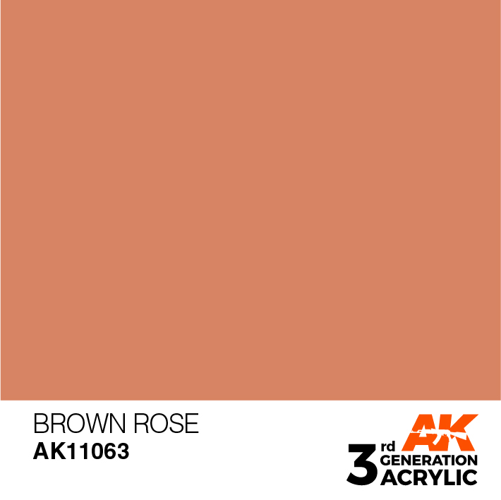 AK-Interactive 3rd Gen Paints: Brown Rose 