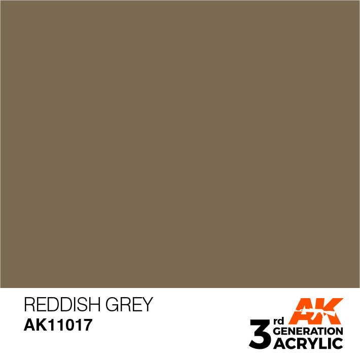 AK-Interactive 3rd Gen Paints: Concrete (Reddish Grey) 