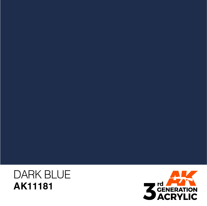 AK-Interactive 3rd Gen Paints: Dark Blue 