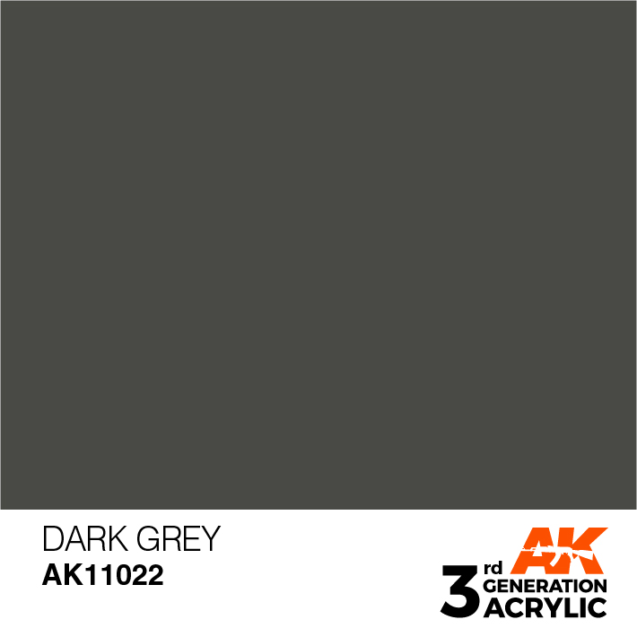 AK-Interactive 3rd Gen Paints: Dark Grey 
