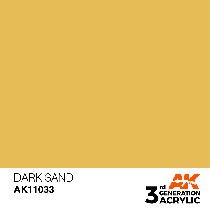 AK-Interactive 3rd Gen Paints: Dark Sand 