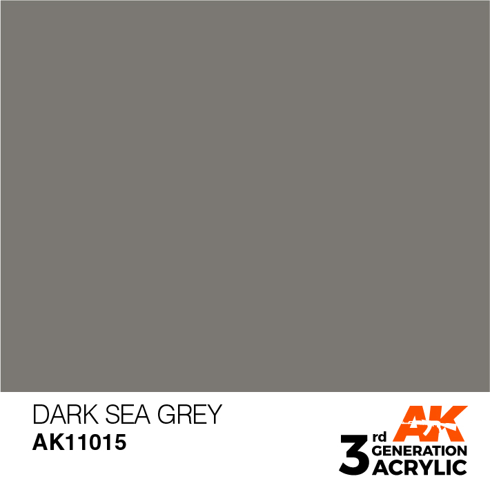 AK-Interactive 3rd Gen Paints: Dark Sea Grey 