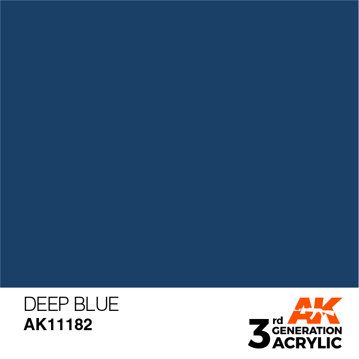 AK-Interactive 3rd Gen Paints: Deep Blue 