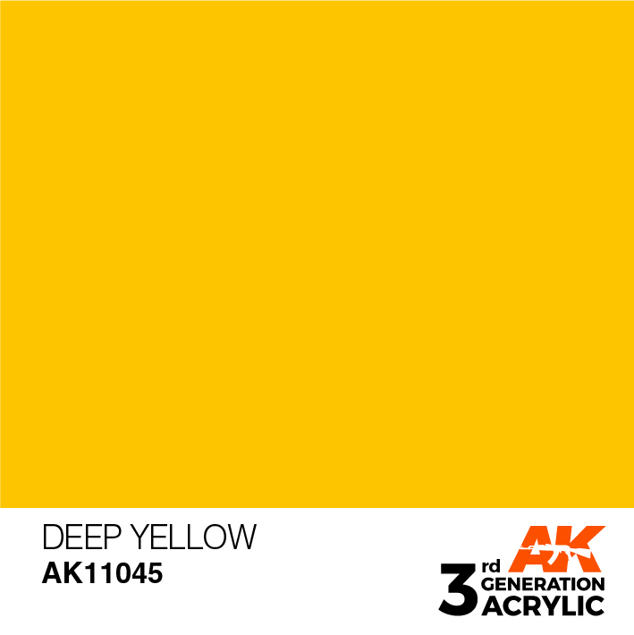 AK-Interactive 3rd Gen Paints: Deep Yellow 