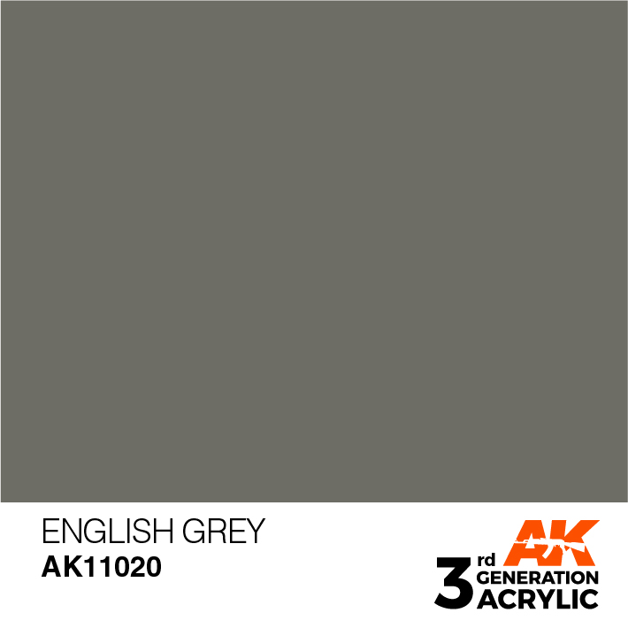 AK-Interactive 3rd Gen Paints: English Grey 