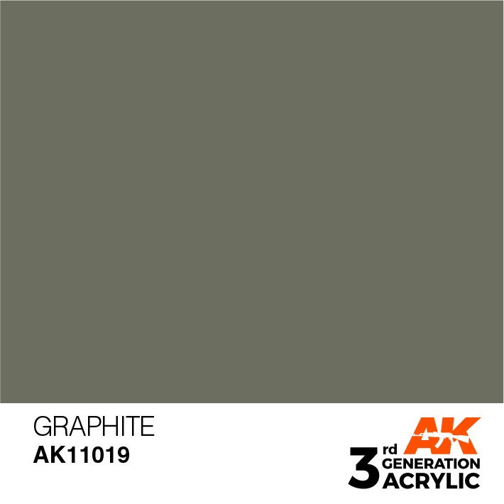 AK-Interactive 3rd Gen Paints: Graphite 