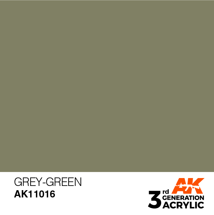 AK-Interactive 3rd Gen Paints: Grey-Green 