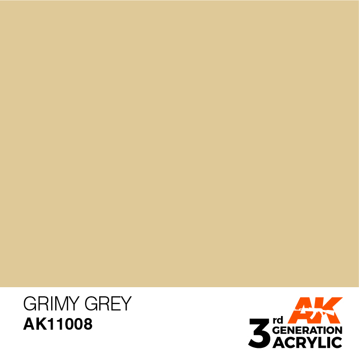 AK-Interactive 3rd Gen Paints: Grimy Grey 