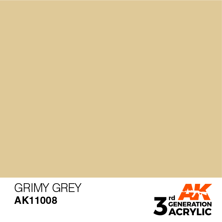 AK-Interactive 3rd Gen Paints: Grimy Grey 