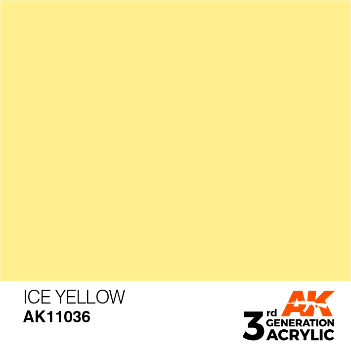 AK-Interactive 3rd Gen Paints: Ice Yellow 