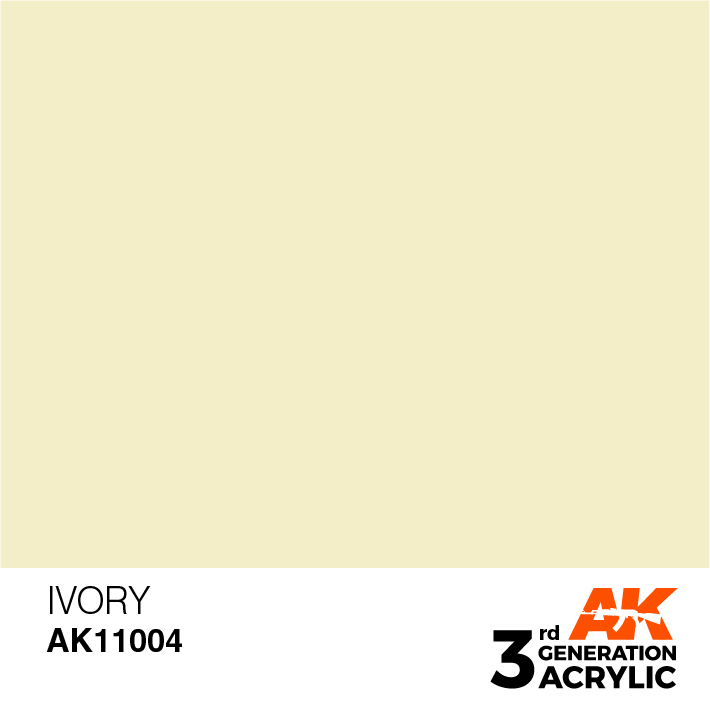 AK-Interactive 3rd Gen Paints: Ivory 