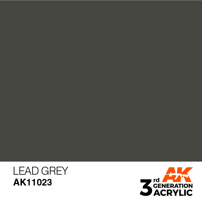 AK-Interactive 3rd Gen Paints: Lead Grey 