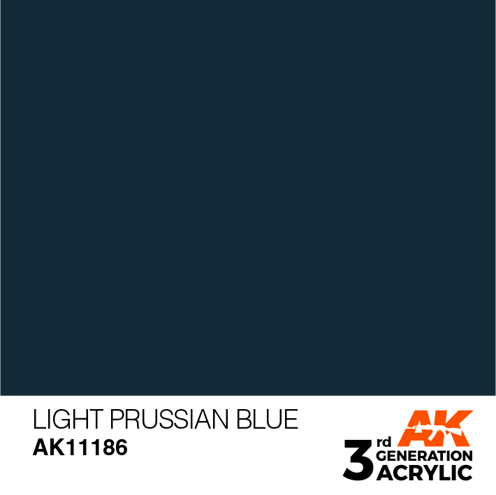 AK-Interactive 3rd Gen Paints: Light Prussian Blue 