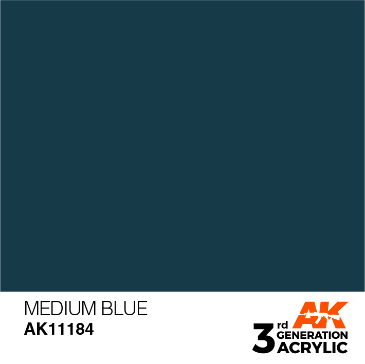 AK-Interactive 3rd Gen Paints: Medium Blue 