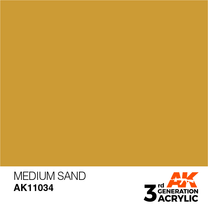 AK-Interactive 3rd Gen Paints: Medium Sand 