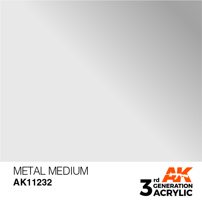 AK-Interactive 3rd Gen Paints: Metal Medium 